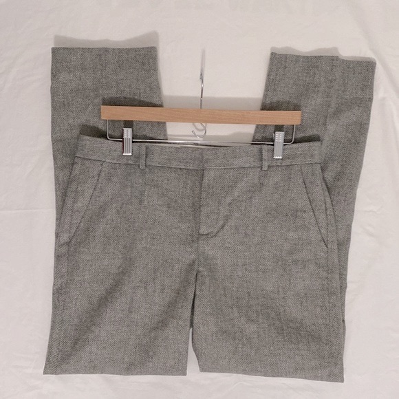 Banana Republic Wool blend Warm Lined Straight Leg trouser Soft Gray - Picture 4 of 14